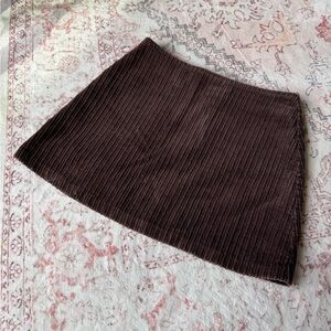 COPY - Vintage Brown Corduroy Mini Skirt